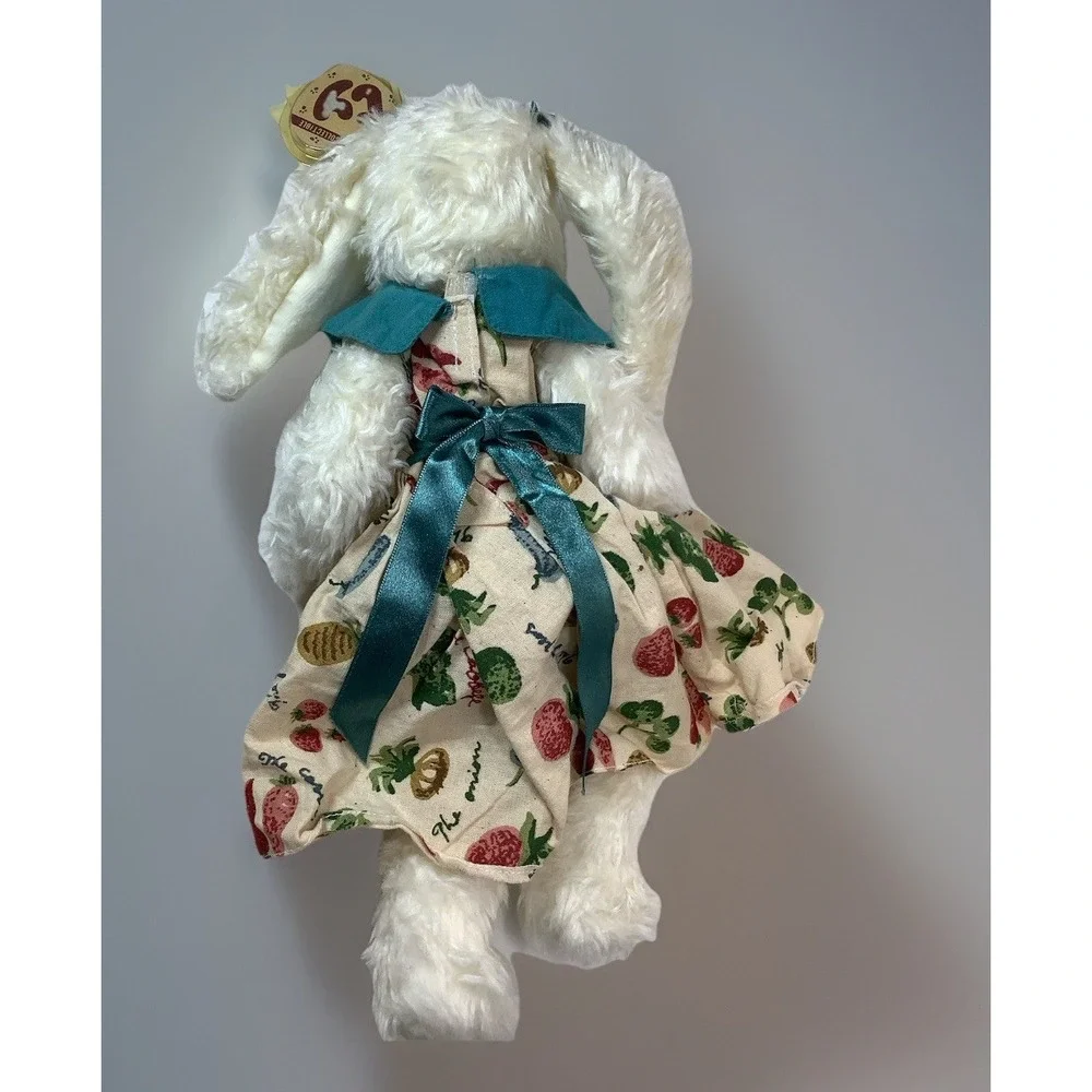 Vintage Ty Collectibles‎ Beanie Baby BLOOM The Bunny 1993 Plush w/ Garden Dress